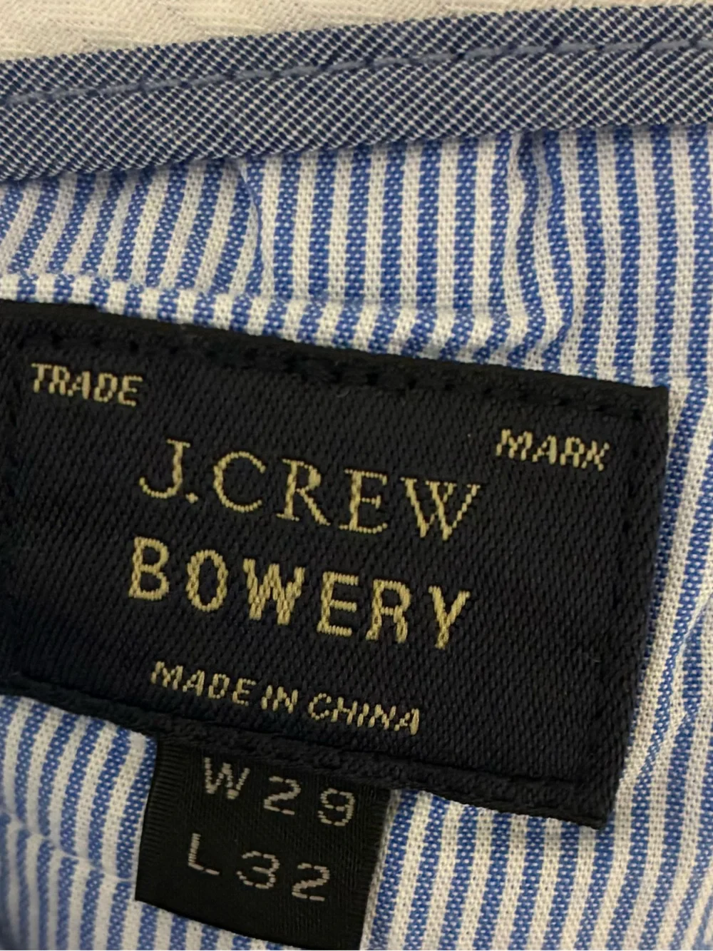 J Crew Men Pants Micro Stripe Linen Blend Bowery 29x32 Luxury Old Money Preppy